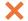 cross mark with white background
