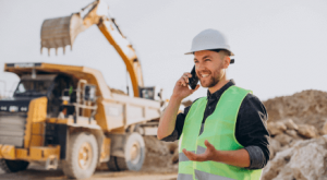 Lone worker calling supervisor to approve activities 