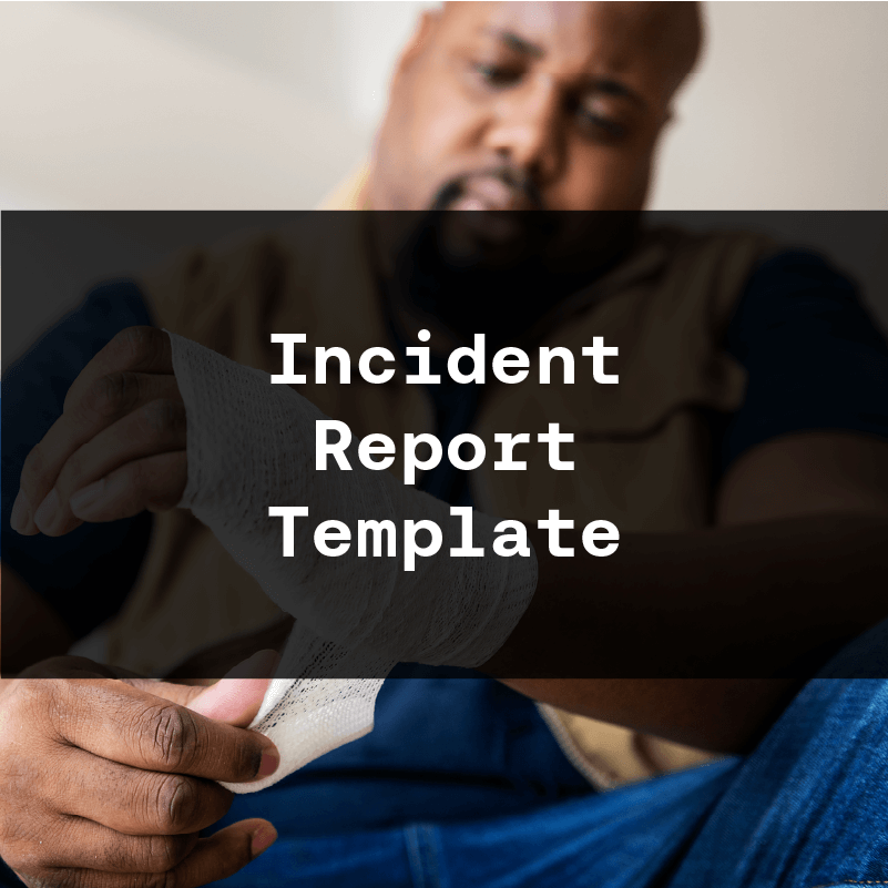 Reduce incidents and meet compliance with our incident report template